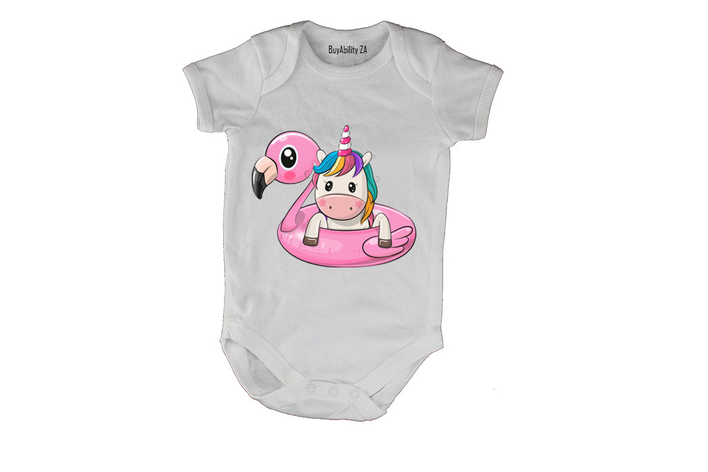 Flamingo Unicorn - Baby Grow
