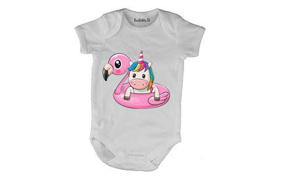 Flamingo Unicorn - Baby Grow