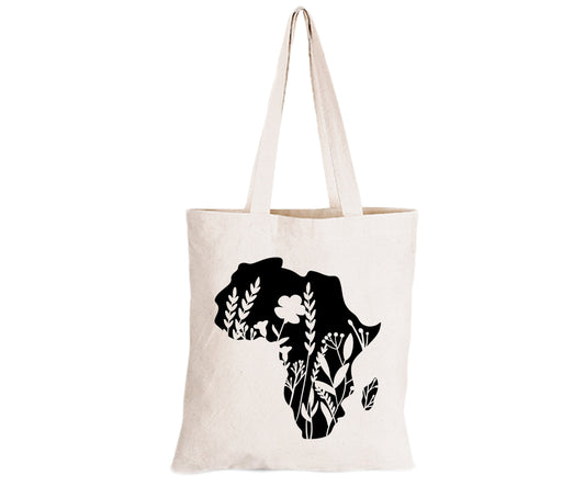 Floral Africa - Eco-Cotton Natural Fibre Bag