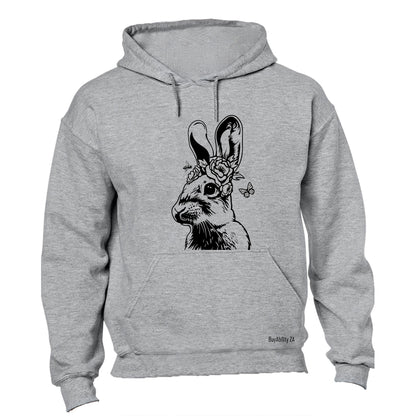 Floral Bunny - Easter - Hoodie