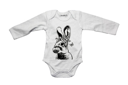Floral Bunny - Easter - Baby Grow