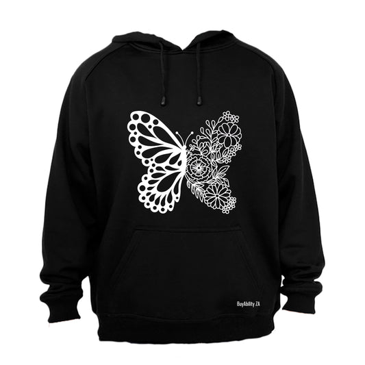 Floral Butterfly - Hoodie