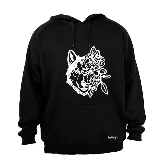 Floral Husky - Hoodie