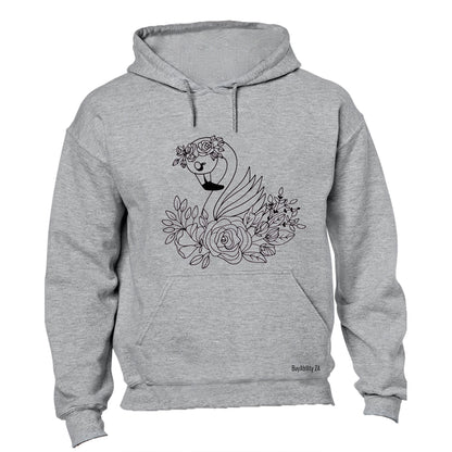 Floral Flamingo - Hoodie - BuyAbility South Africa