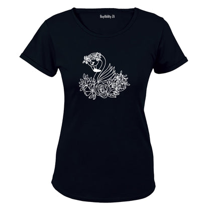 Floral Flamingo - Ladies - T-Shirt - BuyAbility South Africa
