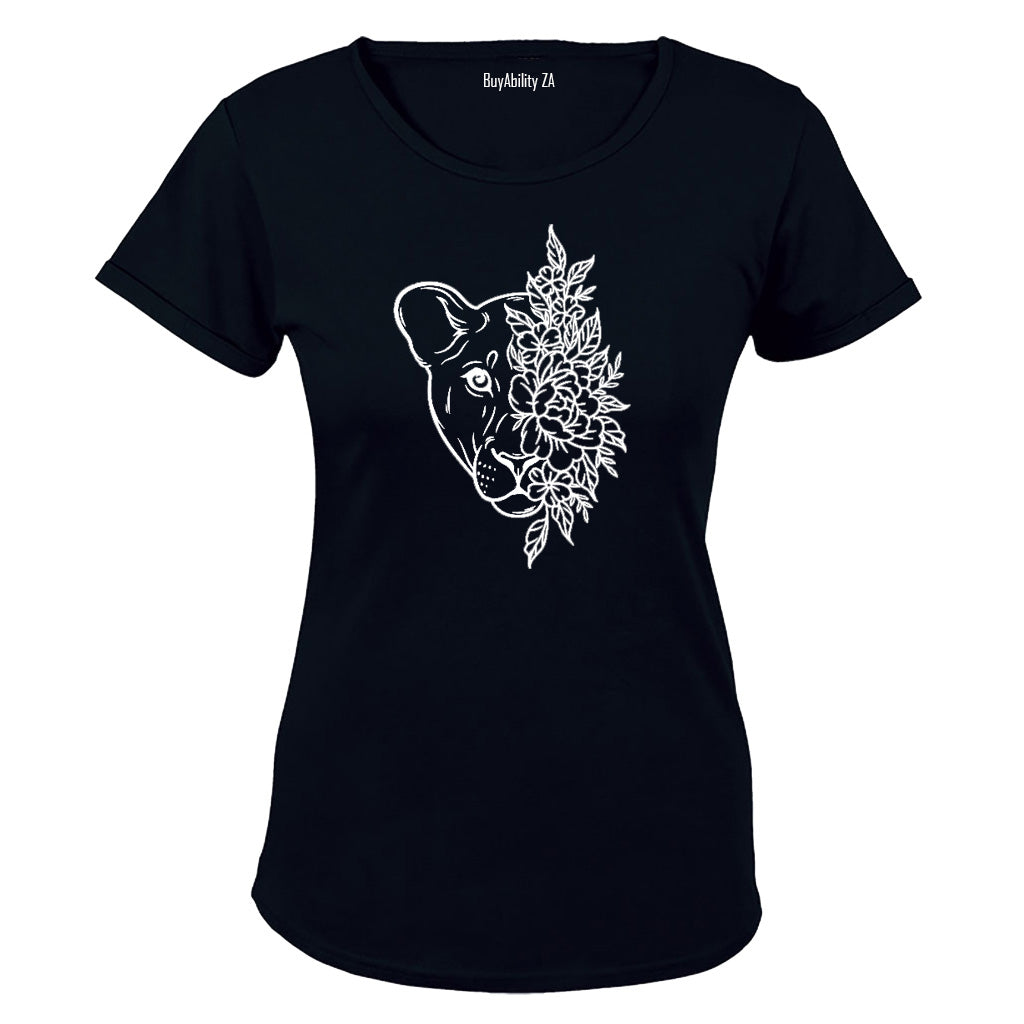 Floral Lioness - Ladies - T-Shirt