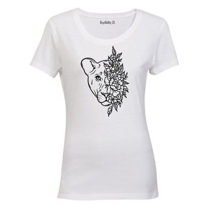Floral Lioness - Ladies - T-Shirt