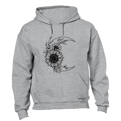 Floral Moon - Hoodie - BuyAbility South Africa
