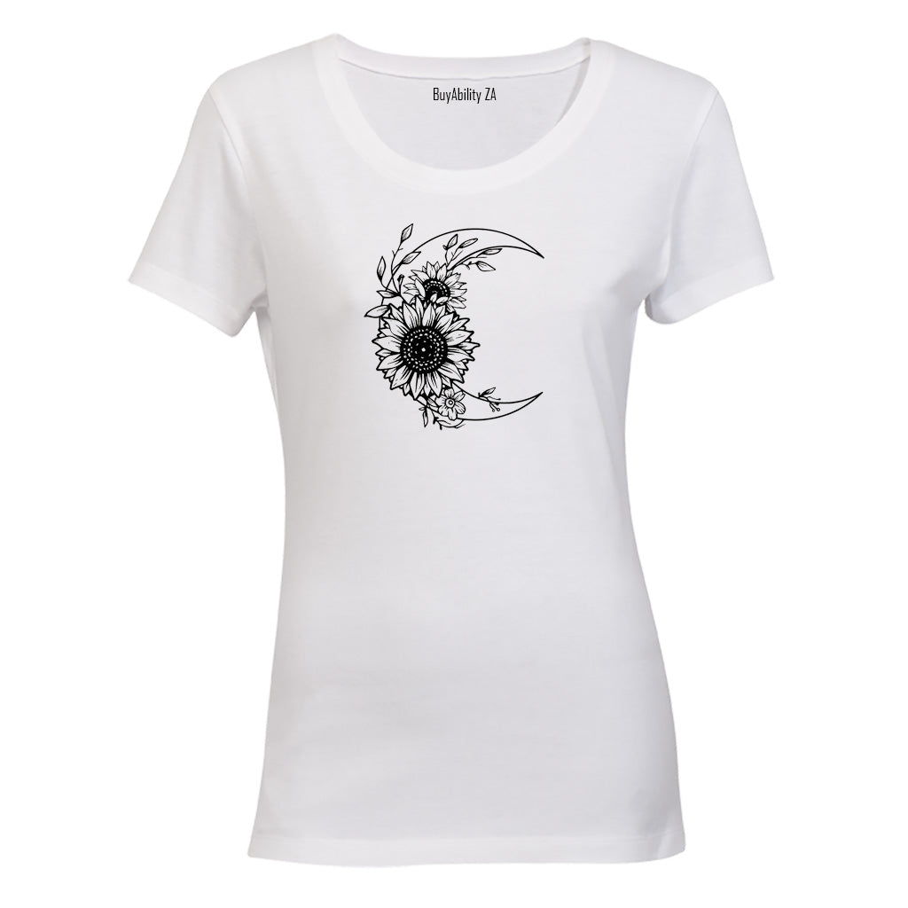 Floral Moon - Ladies - T-Shirt - BuyAbility South Africa