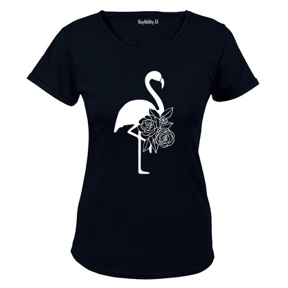 Flower Flamingo - Ladies - T-Shirt