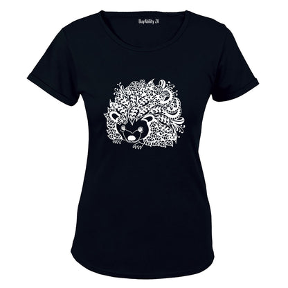Flower Hedgehog - Ladies - T-Shirt