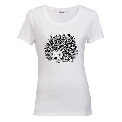 Flower Hedgehog - Ladies - T-Shirt