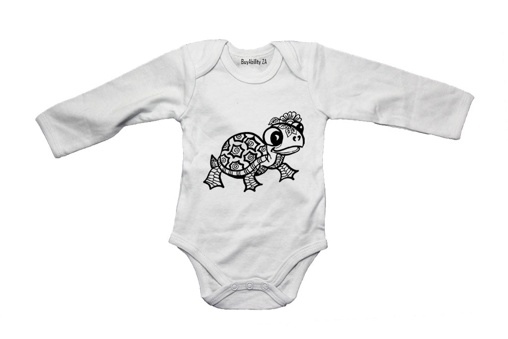 Flower Turtle - Baby Grow