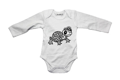 Flower Turtle - Baby Grow