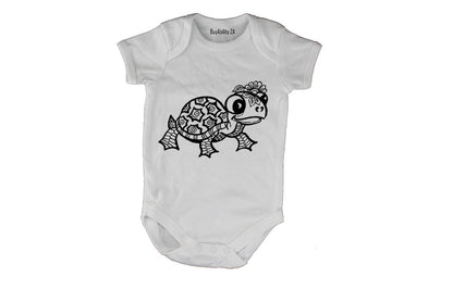 Flower Turtle - Baby Grow