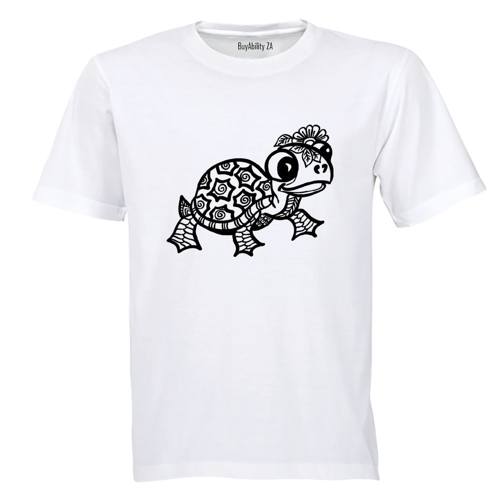 Flower Turtle - Kids T-Shirt