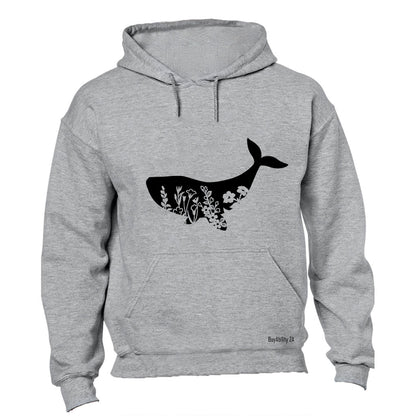 Flower Whale - Hoodie