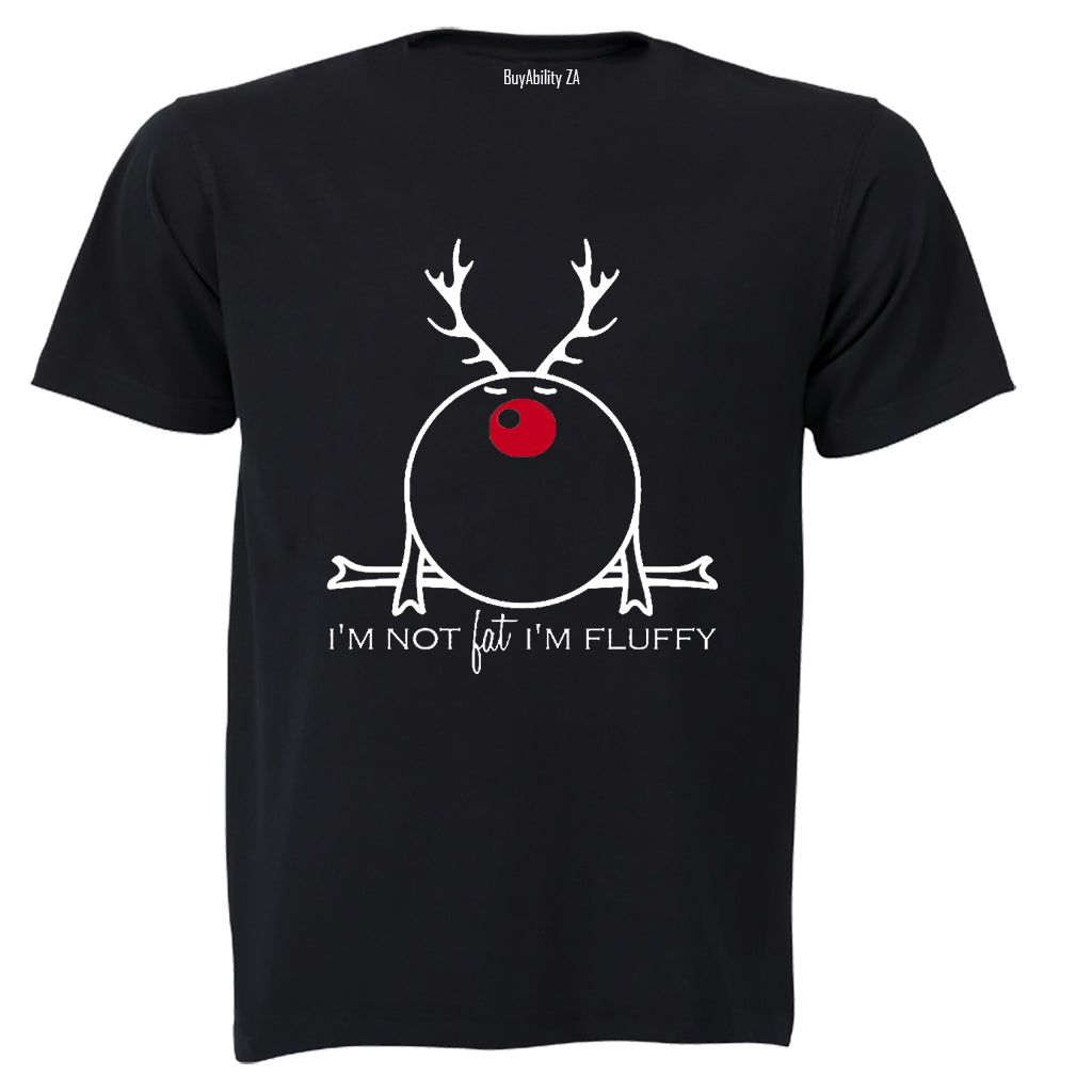 Fluffy Reindeer - Christmas - Adults - T-Shirt