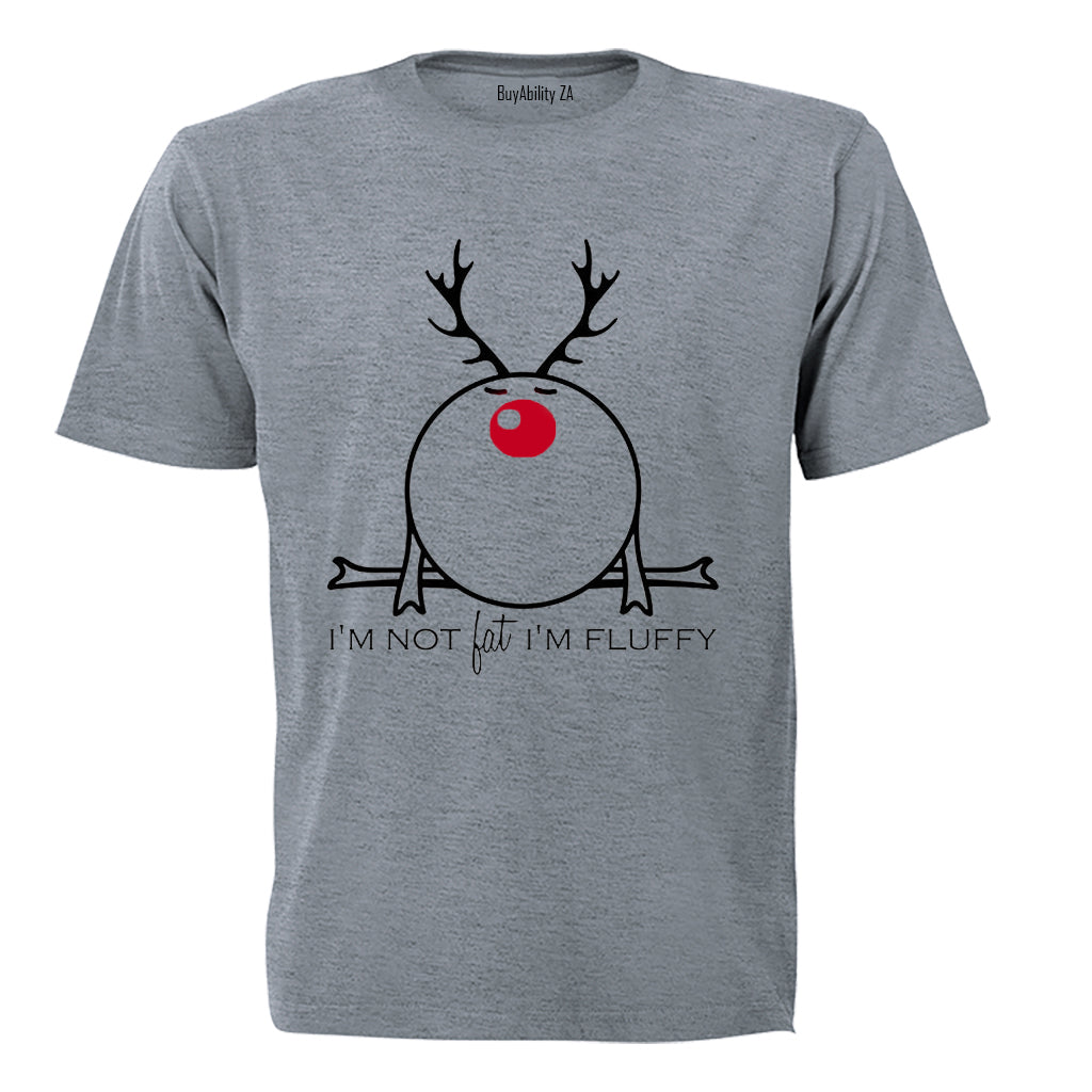 Fluffy Reindeer - Christmas - Adults - T-Shirt