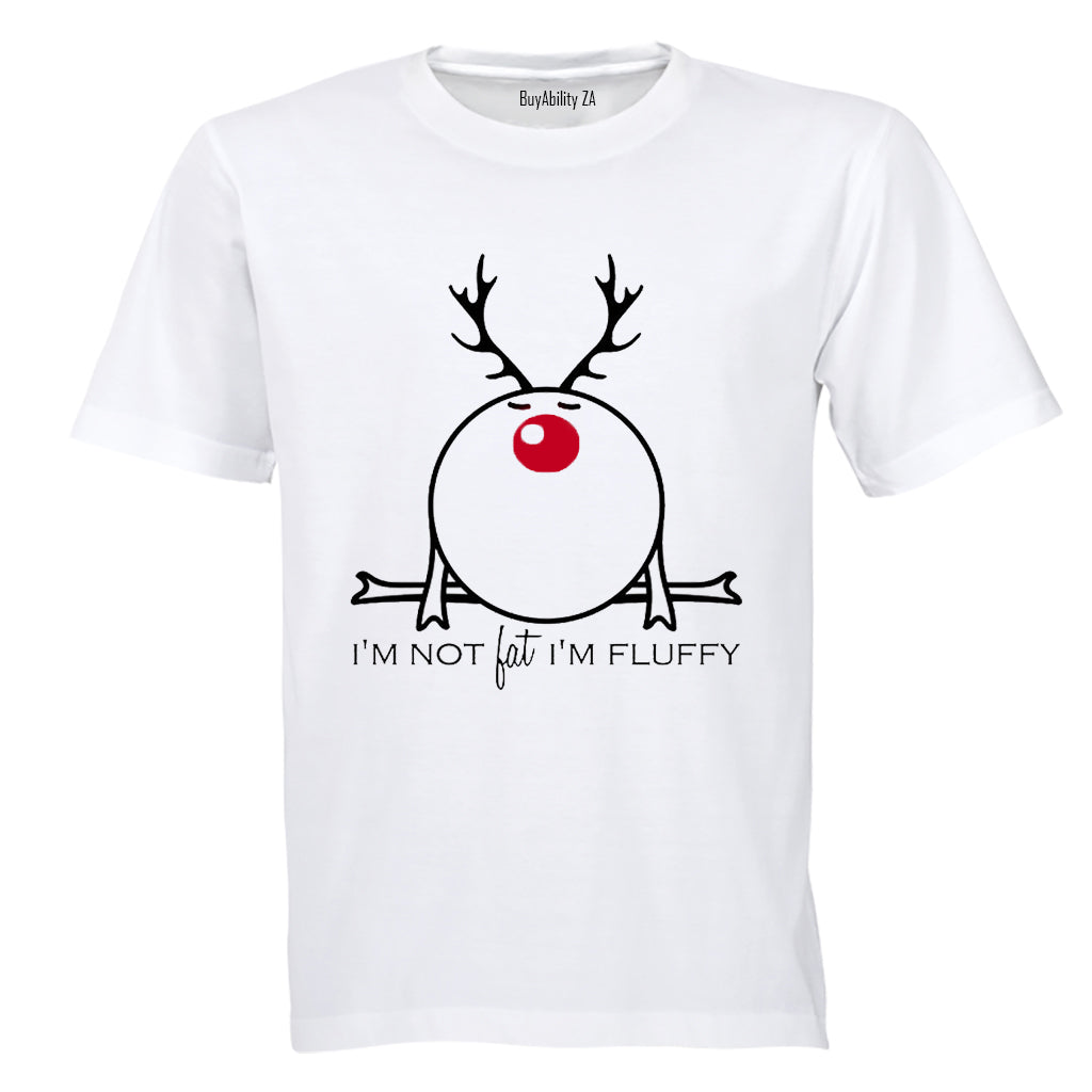 Fluffy Reindeer - Christmas - Adults - T-Shirt