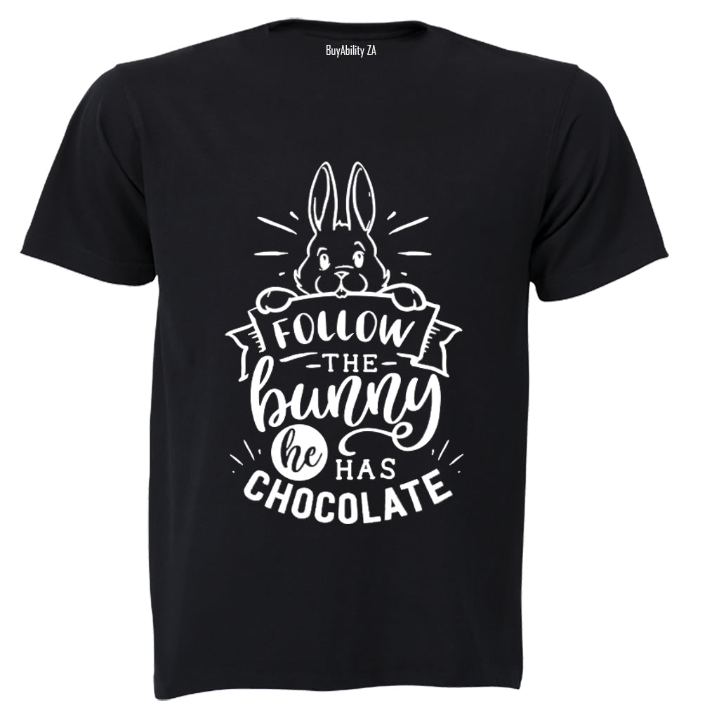 Follow The Bunny - Easter - Kids T-Shirt