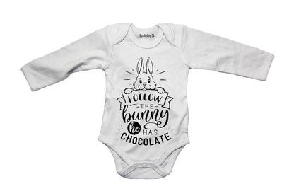 Follow The Bunny - Easter - Baby Grow