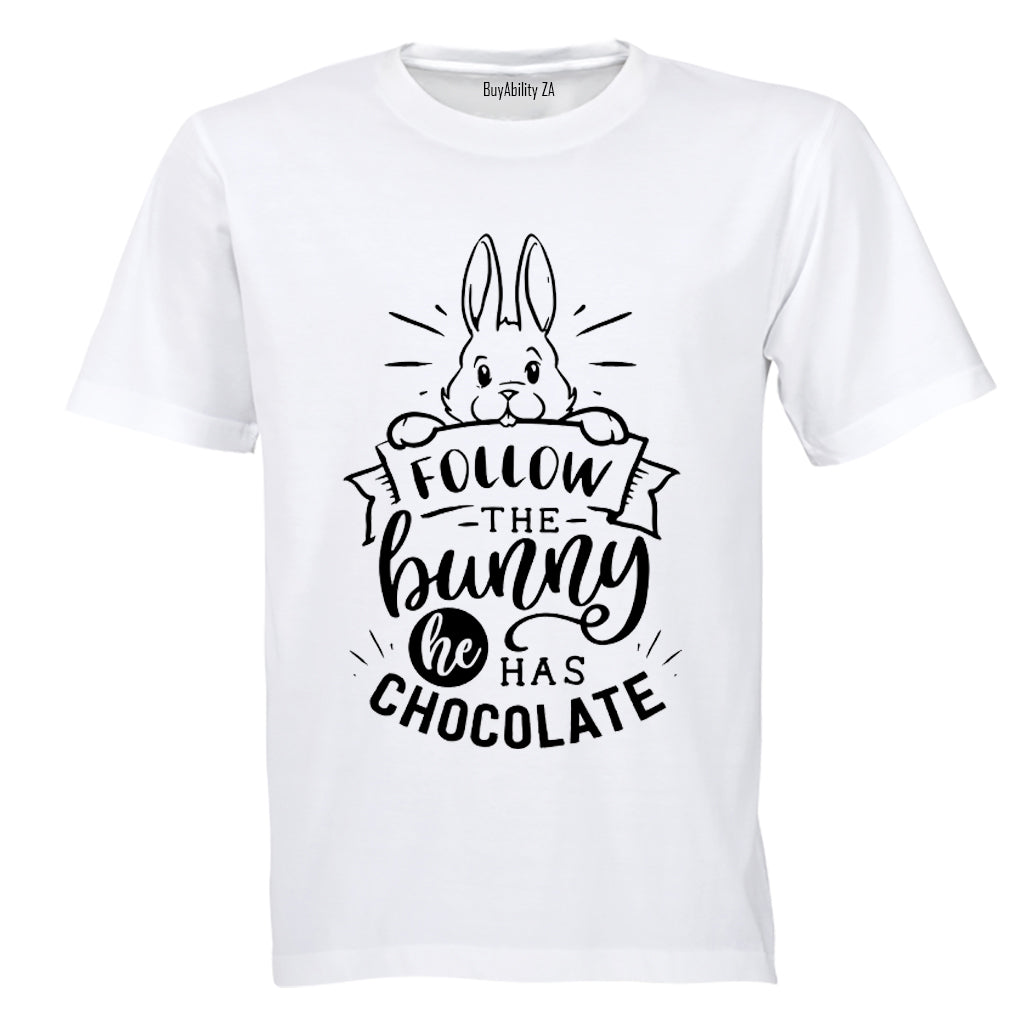 Follow The Bunny - Easter - Kids T-Shirt