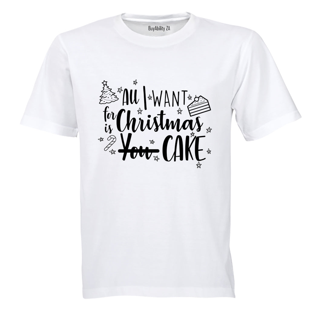 For Christmas is CAKE - Kids T-Shirt - BuyAbility