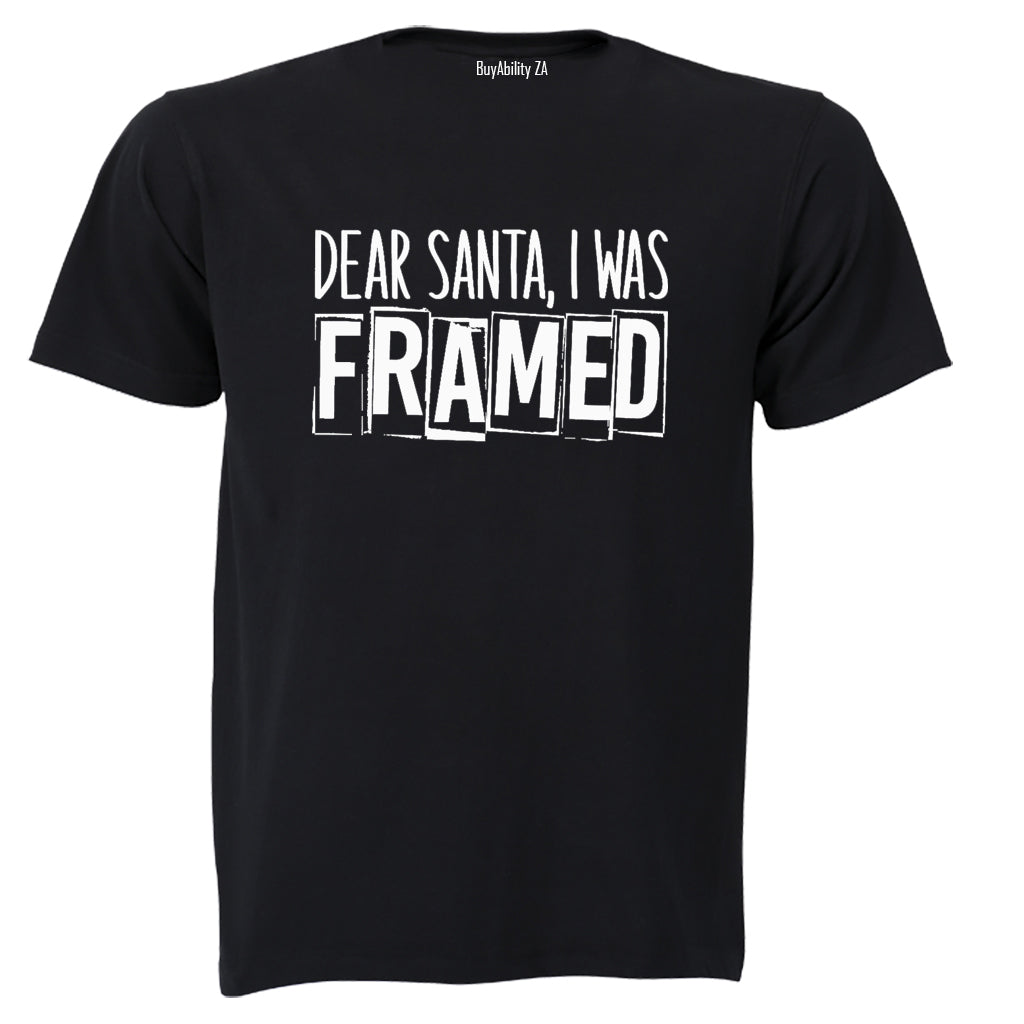 Framed - Christmas - Adults - T-Shirt - BuyAbility