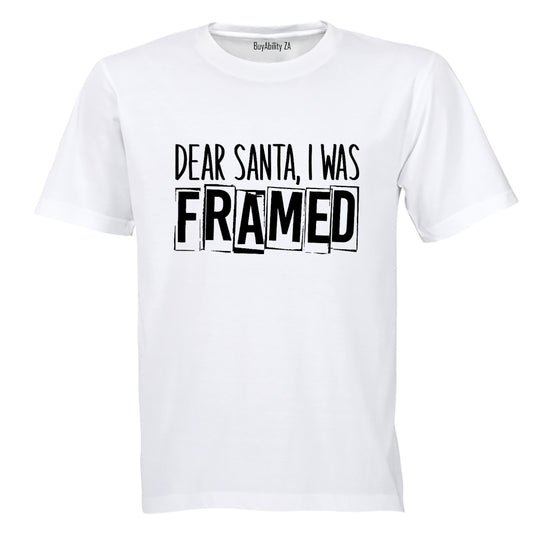 Framed - Christmas - Adults - T-Shirt - BuyAbility