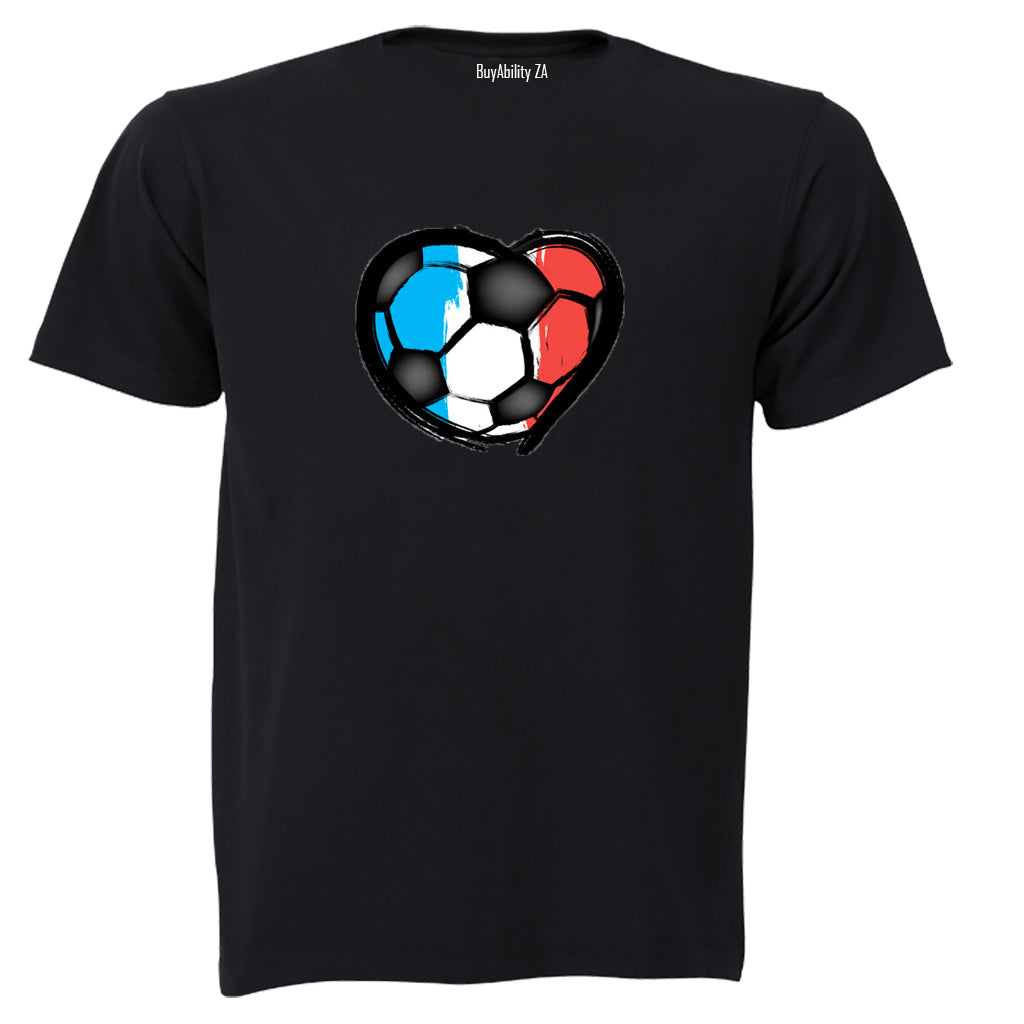 France - Soccer Inspired - Adults - T-Shirt