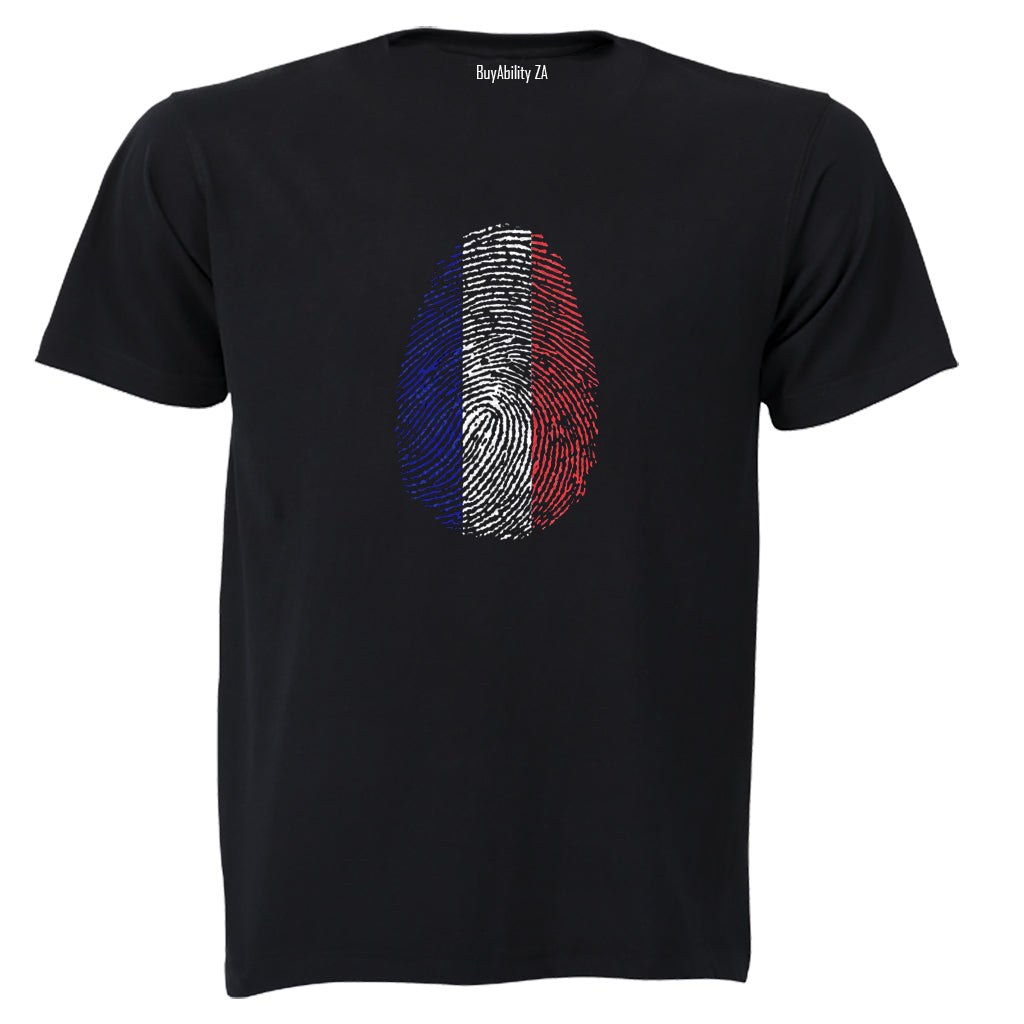 France Thumbprint - Adults - T-Shirt - BuyAbility South Africa