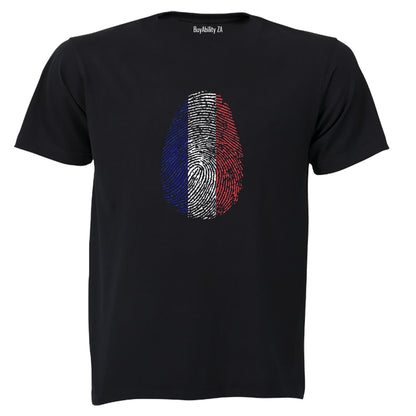 France Thumbprint - Adults - T-Shirt - BuyAbility South Africa