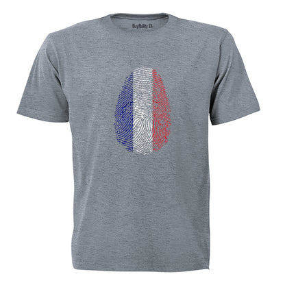 France Thumbprint - Adults - T-Shirt - BuyAbility South Africa
