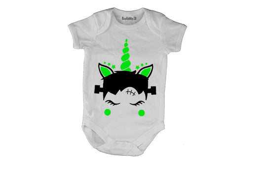 Franken-Unicorn - Halloween - Baby Grow