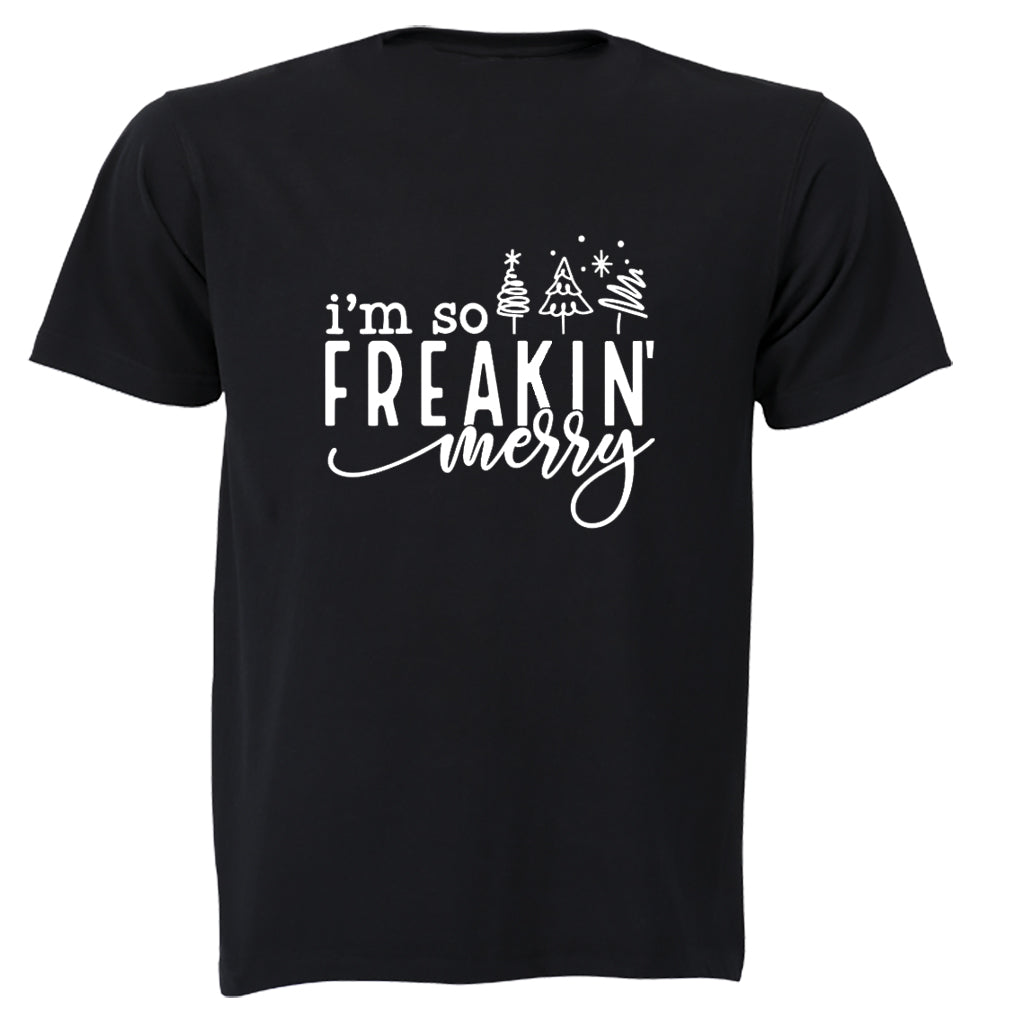 Freakin Merry - Christmas - Adults - T-Shirt - BuyAbility South Africa