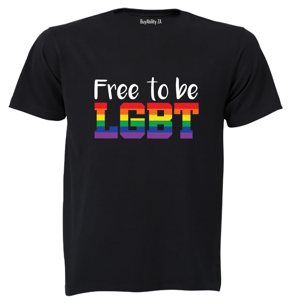 Free To Be LGBT - Adults - T-Shirt