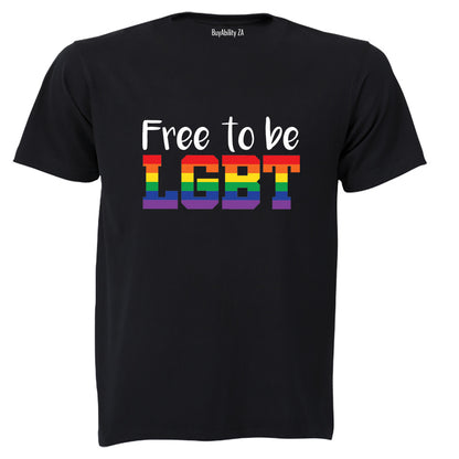 Free To Be LGBT - Adults - T-Shirt