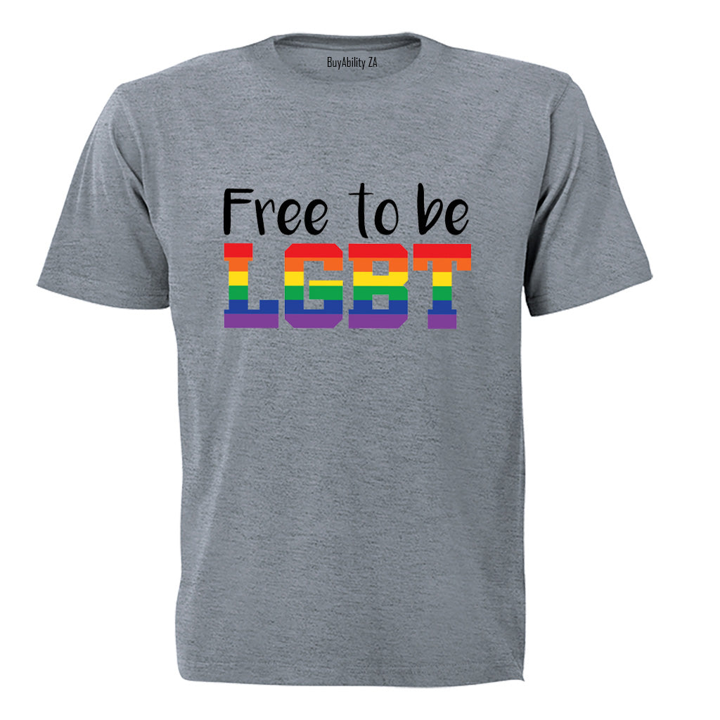 Free To Be LGBT - Adults - T-Shirt