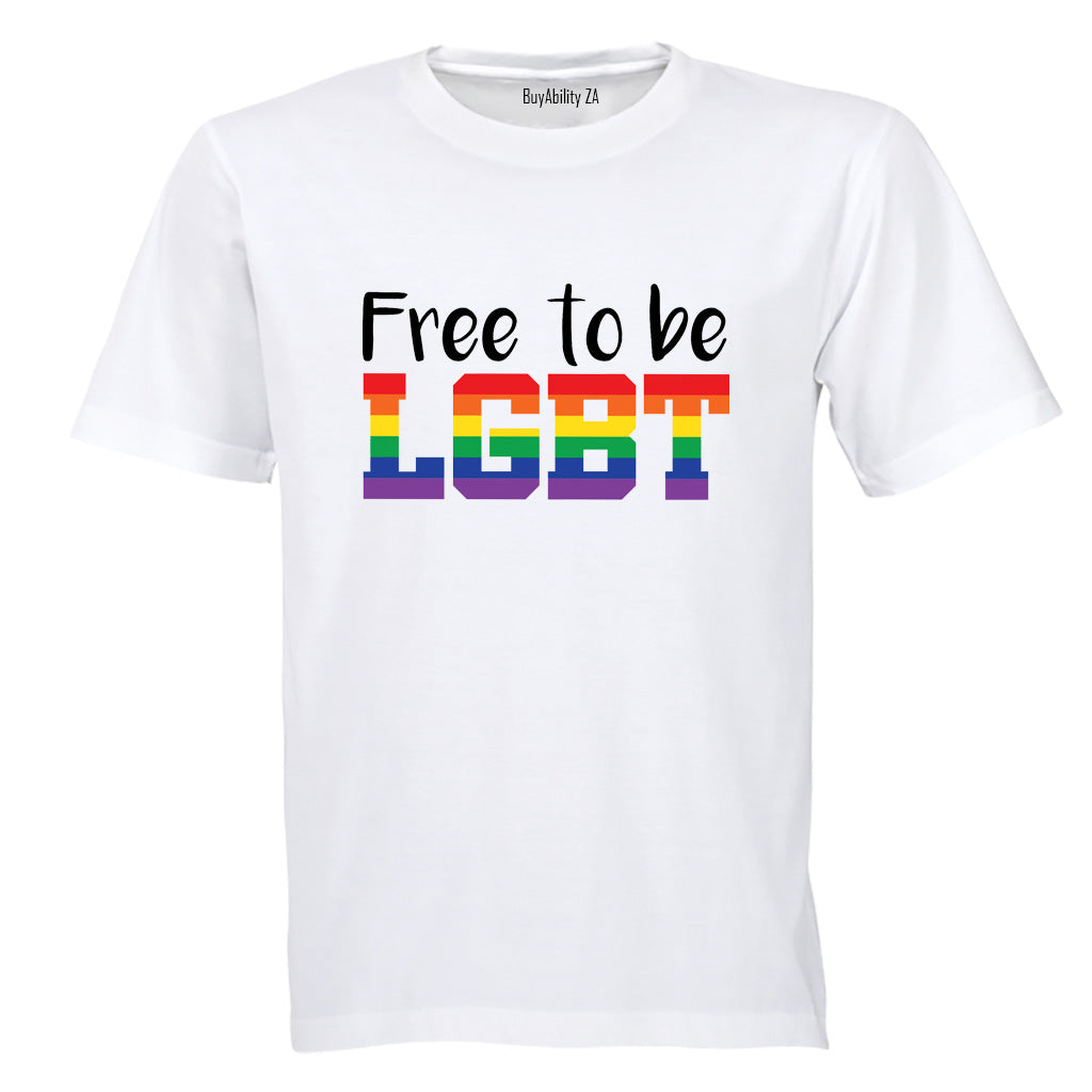 Free To Be LGBT - Adults - T-Shirt