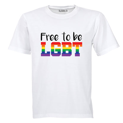Free To Be LGBT - Adults - T-Shirt