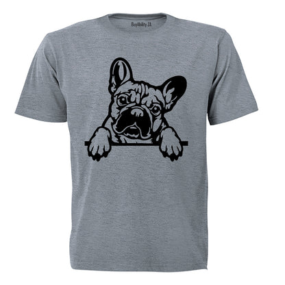 French Bulldog - Peeking - Kids T-Shirt