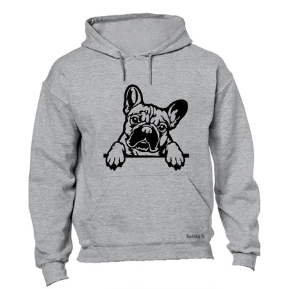French Bulldog - Peeking - Hoodie