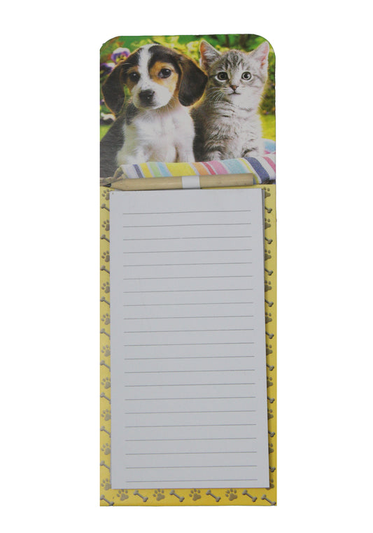Pup & Kitten - Magnetic Novelty Shopping List Pad