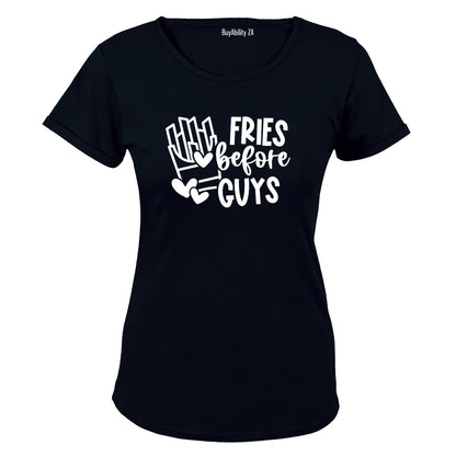 Fries Before Guys - Valentine - Ladies - T-Shirt