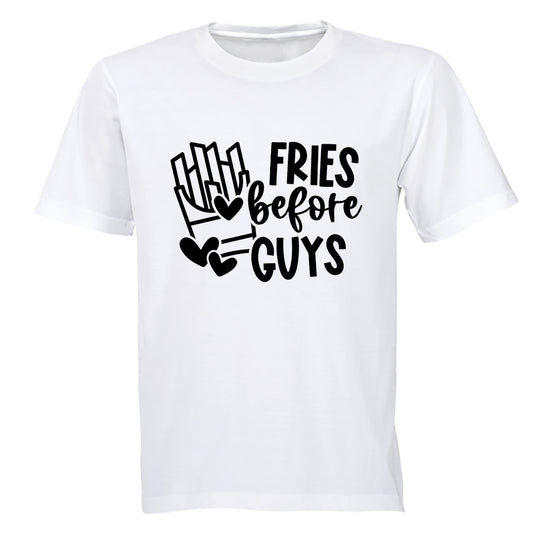 Fries Before Guys - Valentine - Kids T-Shirt - BuyAbility South Africa