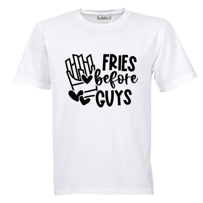 Fries Before Guys - Valentine - Kids T-Shirt