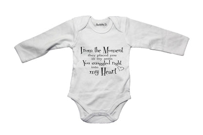 From the moment they placed you in my arms... - Baby Grow - BuyAbility
