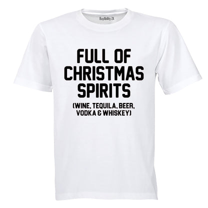 Full of Christmas Spirits - Adults - T-Shirt