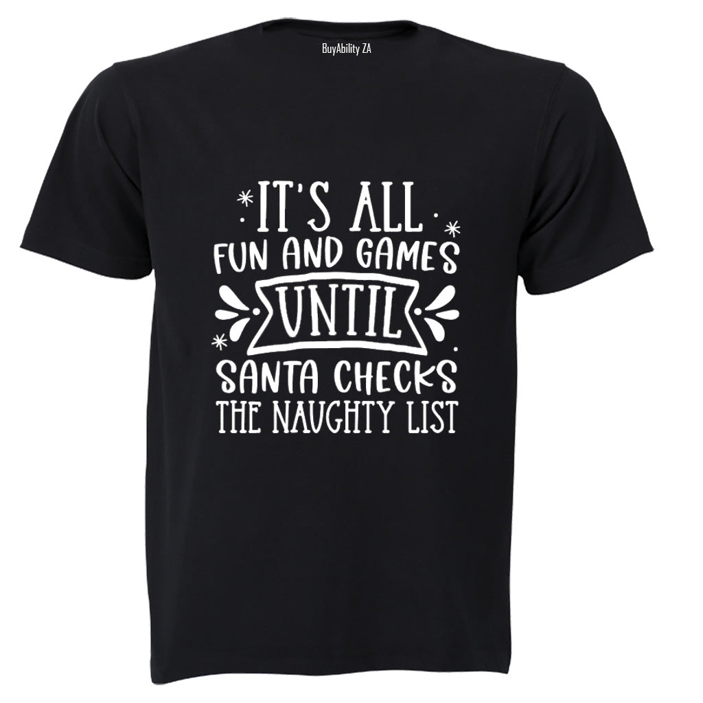 Fun and Games - Christmas - Kids T-Shirt